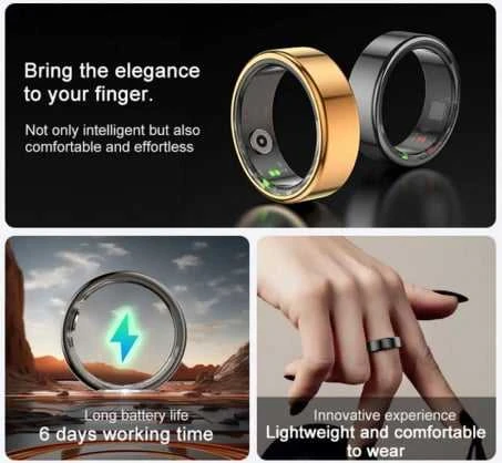 Smartring Colmi R02 11 (juoda)