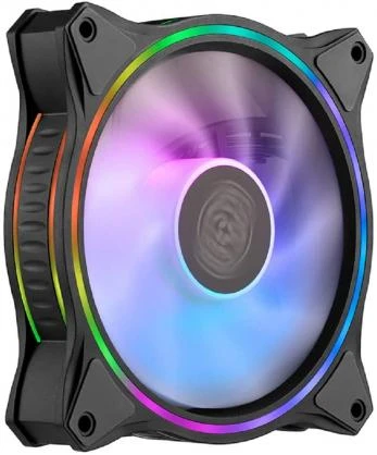 Cooler Master MasterFan MF120 Halo Kompiuterio korpusui Ventiliatorius 12 cm Juoda, Pilka
