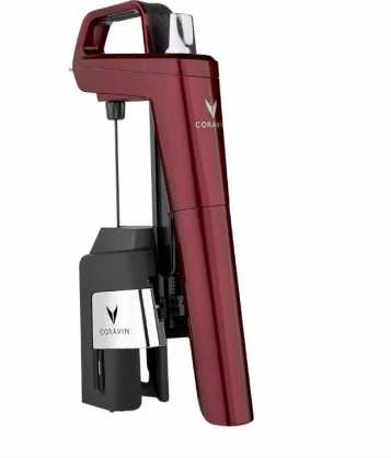 Coravin Timeless Six+ vyno sistema – Bordo spalvos prietaisas