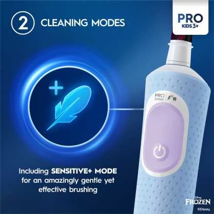 Braun Vitality PRO Kids šepetėlis su jautraus valymo režimu