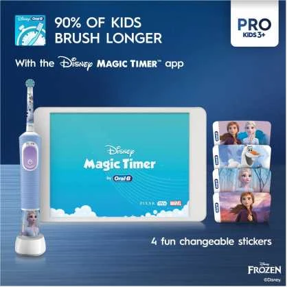 Oral-B Braun D305.513.3 Pro Series 1 Elektrinis Dantų Šepetėlis Rožinė Cross Action