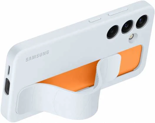 Dėklas Samsung Galaxy S24 Standing Grip Cover Light Mėlyna