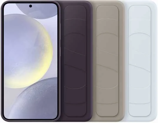 Dėklas Samsung Galaxy S24+ Standing Grip Cover Light Mėlyna