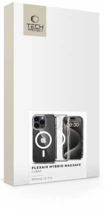 Apple iPhone 16 Pro Tech-Protect FlexAir Hybrid MagSafe Clear dėklas telefonui skaidrus