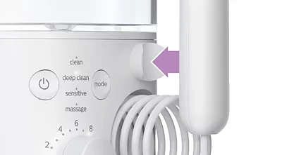 Irigatorius Philips Sonicare Power Flosser 7000 serijos HX3911/40, Baltos spalvos aprašymas - Prekės nuotrauka