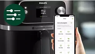 Gruzdintuvė Philips Combi HD9880/90, Juodos spalvos aprašymas - Prekės nuotrauka
