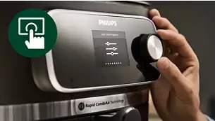 Gruzdintuvė Philips Combi HD9880/90, Juodos spalvos aprašymas - Prekės nuotrauka