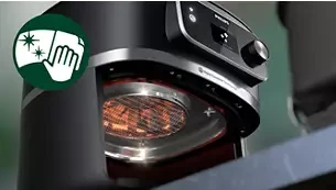 Gruzdintuvė Philips Combi HD9880/90, Juodos spalvos aprašymas - Prekės nuotrauka