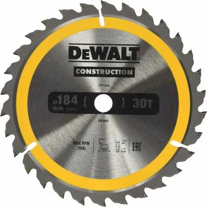 Pro Dewalt pjovimo diskas 184x16mmx30T - DT1940-QZ