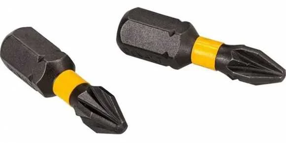 Sukimo antgalių rinkinys DeWalt DT70556T-QZ extreme impact torsion, PZ2 x 25 mm, 25 vnt.