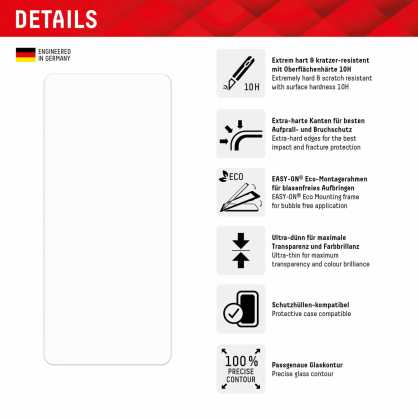Samsung Galaxy A25/25 5G Real 2D Glass By Displex Transparent