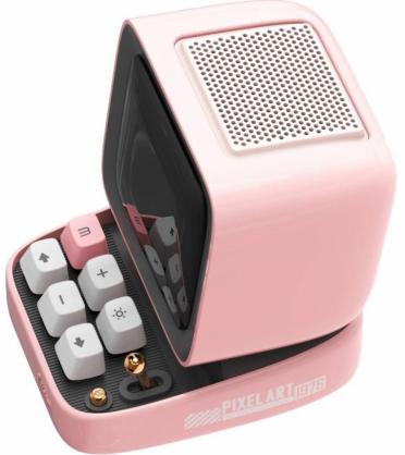 Thumbs Up Nykščiai aukštyn! kolonėlė „Divoom Dito Pro“ Bluetooth rosa – garsiakalbis