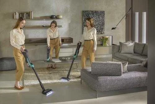 Dulkių siurblys Hoover HF2 naminių gyvūnėlių juoda/turkio spalvos