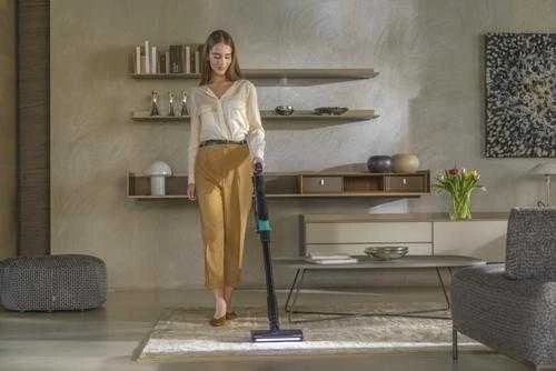 Dulkių siurblys Hoover HF2 naminių gyvūnėlių juoda/turkio spalvos