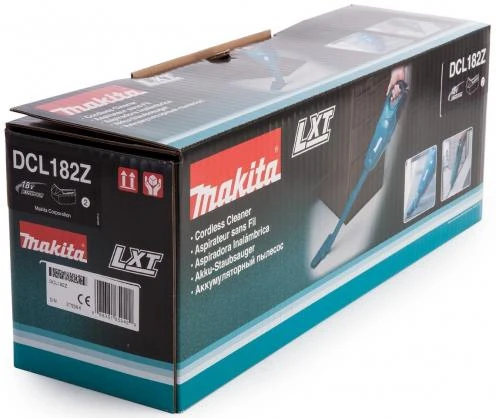 Makita DCL182Z Akumuliatorinis dulkių siurblys 18 V Li-ion, Be akumuliatorių ir kroviklio!