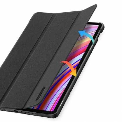 „Dux Ducis Domo“ su „Flip“ ir „Smart Sleep“, skirta „Xiaomi Redmi Pad Pro“ (4G/5G) / „Poco Pad 12.1“ – juodos spalvos