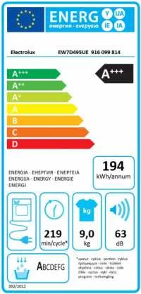 Džiovyklė Electrolux EW7D495UE