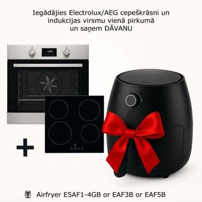Juodos spalvos orkaitė Electrolux LOD6F77WZ