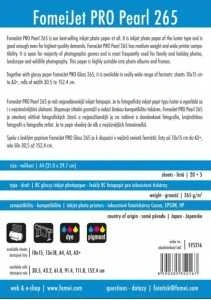 Fomei PRO Pearl A4 / 20+5 pages 265g/m2 (EY5216)