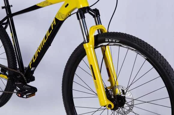 Dviračio AL 29" Formula TopVelo ZEPHYR 1.0 DD CS rėmas-21" juodas-geltonas