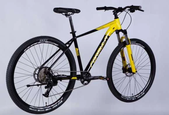 Dviračio AL 29" Formula TopVelo ZEPHYR 1.0 DD CS rėmas-21" juodas-geltonas