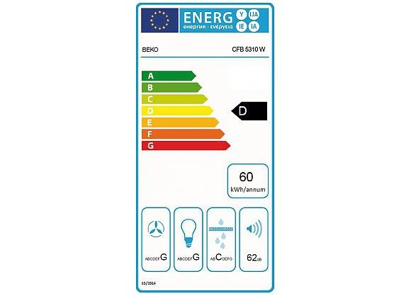Gartraukis BEKO CFB5310W, modelis - CFB 5310 W, žema kaina | Varle.lt