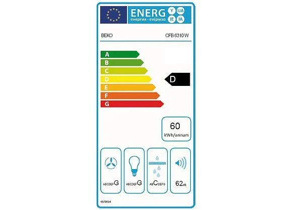 Gartraukis Garų surinktuvas BEKO CFB 6310 W