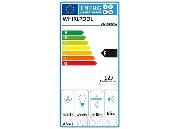 Gartraukis teleskopinis Whirlpool AKR 6390/1 IX (371 m3/h, 599mm, sidabrinis spalvos)