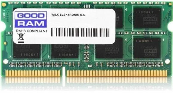 Nešiojamo kompiuterio atmintis SODIMM DDR3 8GB PC3-12800 GOODRAM