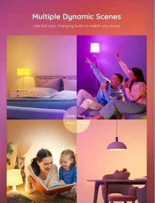 Govee H6008 RGBWW išmanioji 9W LED lemputė E27