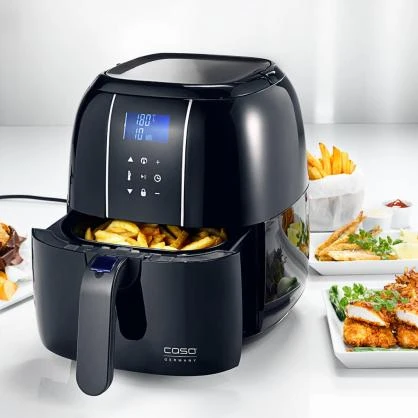 Gruzdintuvė Caso AF200 Juoda, 1200-1400 W, 2.5 L