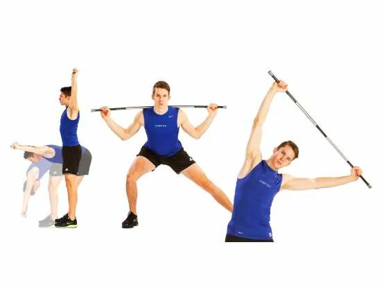 Lazda tempimo pratimams GYMSTICK 61107 145x2,5x2,5