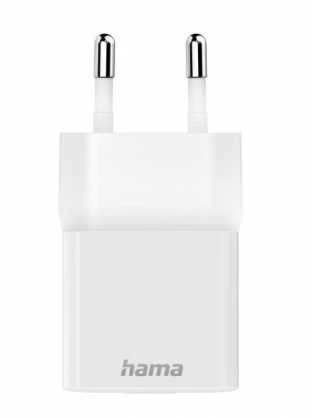 Hama mini 25W PD/QC 3.0 1x USB-C balta