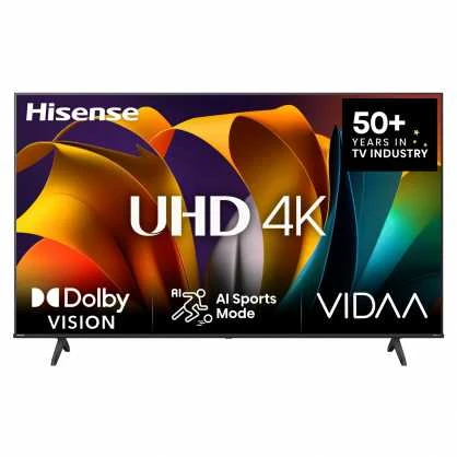 „Hisense UHD“ išmanusis televizorius | 55A6N | 55" | Išmanusis televizorius | VIDAA OS | UHD | Juodas