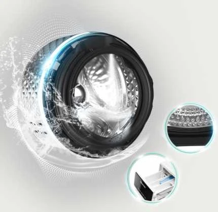 Skalbimo mašina-dryer HISENSE WD3S8043BW3