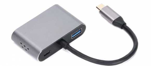 iLike HD5 4in1 Konverteris USB-C uz Hdmi 4K 30Hz / VGA monitors / USB 3.0 / USB-C PD 100W