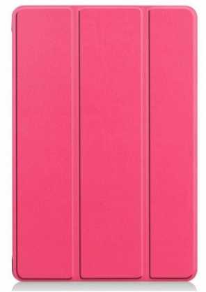 iLike Galaxy Tab A9 8.7 X110 Tri-Fold Eco-Leather Stand Case Coral Rožinė