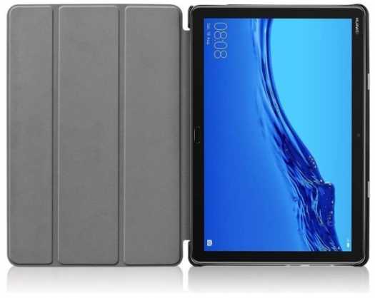 iLike Galaxy Tab A9 8.7 X110 Tri-Fold Eco-Leather Stand Case Coral Rožinė