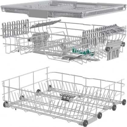 Indaplovė Gorenje GS643E90X | Pastatoma | Plotis 59.9 cm | 6 programos | E klasė| Ekranas | AquaStop funkcija | Sidabrinė
