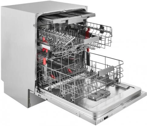 Įmontuojama indaplovė WHIRLPOOL WIC 3C26 F, Energijos klasė E (sena A++) 60 cm, Trečias krepšelis, 8 programos