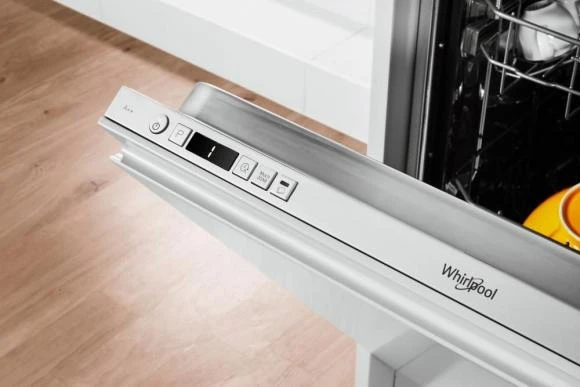 Įmontuojama indaplovė WHIRLPOOL WIC 3C26 F, Energijos klasė E (sena A++) 60 cm, Trečias krepšelis, 8 programos