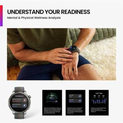 Išmanusis laikrodis Amazfit Balance, Tamsiai pilkos spalvos korpusas su juodos spalvos dirželiu