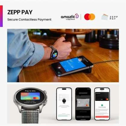 Išmanusis laikrodis Amazfit Balance, Tamsiai pilkos spalvos korpusas su juodos spalvos dirželiu