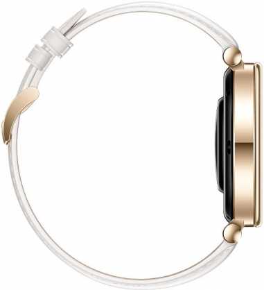 HUAWEI WATCH GT4 41mm Gold White Leather Armband
