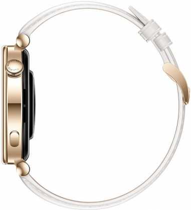 HUAWEI WATCH GT4 41mm Gold White Leather Armband