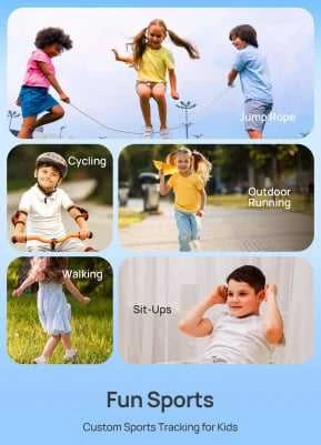 MBR Išmanusis laikrodis for kids Mibro P6 4G LTE (mėlynas)