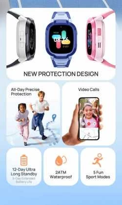 MBR Išmanusis laikrodis for kids Mibro P6 4G LTE (mėlynas)