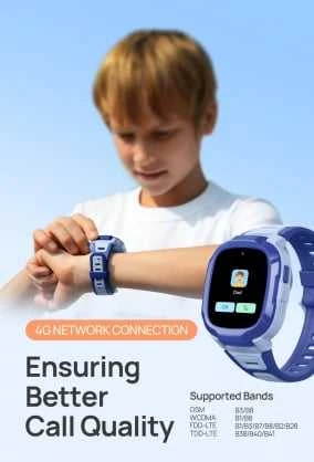 MBR Išmanusis laikrodis for kids Mibro P6 4G LTE (mėlynas)