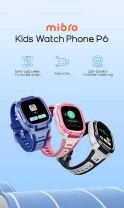 MBR Išmanusis laikrodis for kids Mibro P6 4G LTE (mėlynas)