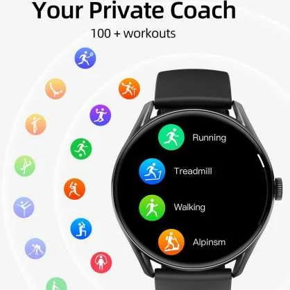 Išmanusis laikrodis QCY WATCH GT (juodas)